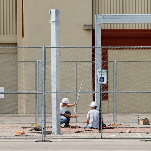 how much time can i lease the temporary fence for my building site or event in Lompico California